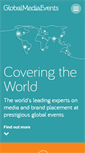 Mobile Screenshot of globalmediaevents.com